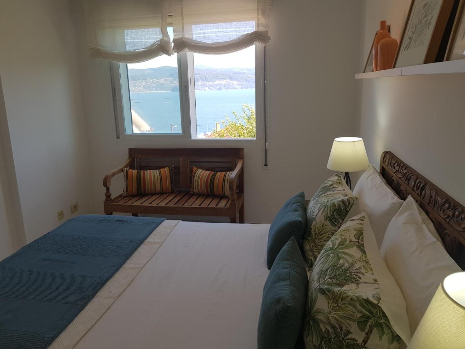 Coqueto Apartamento En Raxo, Sanxenxo الغرفة الصورة